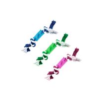 01 Brinquedo Para Cachorro Corda com Tubo Flexível Sortido