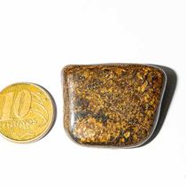 01 Bronzita Pedra da Coragem Rolado Natural 25mm 27g