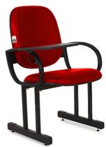 01 Cadeira para Auditório com Prancheta Linha Dallas Auditório Vermelho 01 Cadeira para Auditório com Prancheta Linha Dallas Auditório Vermelho