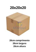 01 Caixa de papelão 20x20x20 sedex, pac, ecommerce