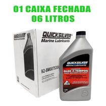 01 Caixa Fechada Óleo TCW3 Quicksilver 2T Motor Popa 6 Lts - Mercury