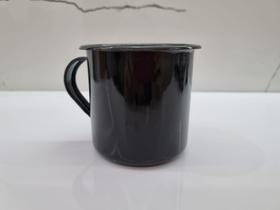 01 Caneca Esmaltada Ágata Original 350ml Cor Preto Envio Imediato 01 Caneca Esmaltada Ágata Original 350ml Cor Preto Envio Imediato