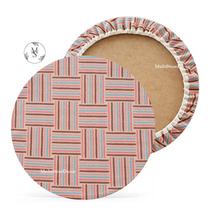 01 Capa de Sousplat Impermeável Mandala Nude - 35 cm - Várias Cores e Estampas - Supla Jogo Americano