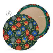 01 Capa de Sousplat Patch Natal - 35 cm - Várias Cores e Estampas - Supla Jogo Americano