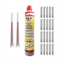 01 Chumbador Químico Com 20 Camisas Bucha Injeção 12Mm