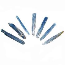 01 Cianita Azul Lamina Bruto Pedra Natural 80 a 100mm Clas B - Cristaisdecurvelo