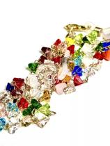 01 Cordão Corrente Correntinha Metal Feminino Óculos Leitur armação oculos solar sol grau pedras pendurar feminina leitura pedrinha miçanga lente UV