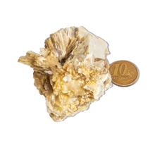 01 Drusa Mica Amarela Pedra Bruto 100 a 150g 6 a 8cm Tipo A 01 Drusa Mica Amarela Pedra Bruto 100 a 150g 6 a 8cm Tipo A