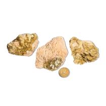 01 Drusa Mica Amarela Pedra Bruto Natural 100 a 150g Tipo B