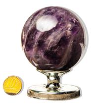 01 Esfera Ametista Baiana 7 a 8cm 400 a 500g Tipo B