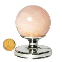 01 Esfera Quartzo Rosa Natural 100 a 200g 4 a 6cm Classe C 01 Esfera Quartzo Rosa Natural 100 a 200g 4 a 6cm Classe C