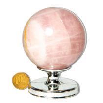 01 Esfera Quartzo Rosa Natural 400 a 500g 6 a 8cm Classe C 01 Esfera Quartzo Rosa Natural 400 a 500g 6 a 8cm Classe C