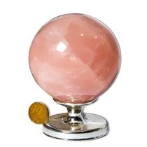 01 Esfera Quartzo Rosa Natural 500 a 600g 7 a 8cm Classe A 01 Esfera Quartzo Rosa Natural 500 a 600g 7 a 8cm Classe A