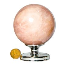 01 Esfera Quartzo Rosa Natural 600 a 700g 7 a 8cm Classe C 01 Esfera Quartzo Rosa Natural 600 a 700g 7 a 8cm Classe C