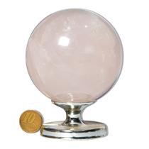01 Esfera Quartzo Rosa Natural 700 a 800g 7 a 9cm Classe B 01 Esfera Quartzo Rosa Natural 700 a 800g 7 a 9cm Classe B