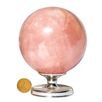 01 Esfera Quartzo Rosa Natural 900g a 1Kg 8 a 9cm Classe A 01 Esfera Quartzo Rosa Natural 900g a 1Kg 8 a 9cm Classe A