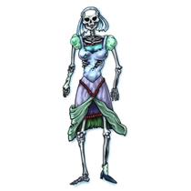 01 Esqueleto Articulado Noiva Caveira Decoração Halloween - Dhs Shop