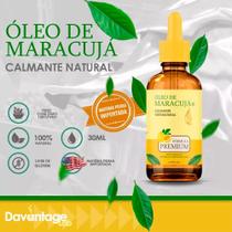 01 Frasco Óleo De Maracujá - Calmante 100% Natural - Davantage Lab