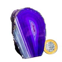 01 Geodo de Ágata Lilás 300 a 350g 7 a 12cm Classe B 01 Geodo de Ágata Lilás 300 a 350g 7 a 12cm Classe B