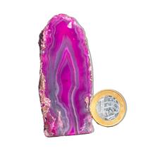 01 Geodo de Ágata Rosa 250 a 300g 7 a 12cm Classe B 01 Geodo de Ágata Rosa 250 a 300g 7 a 12cm Classe B