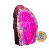 01 Geodo de Ágata Rosa 350 a 400g 7 a 12cm Classe B 01 Geodo de Ágata Rosa 350 a 400g 7 a 12cm Classe B