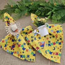 01 Guardanapo Junino Amarelo Festa Junina