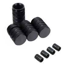 01 Jogo 4 Tampa Bico Válvula Cromado Universal Carro Moto