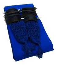 01 Jogo de Redinha Pronta azul + 1 Corte de tecido azul sinuca , Bilhar