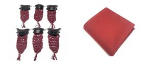 01 Jogo de Redinha Pronta Vinho + 1 Corte de tecido Vinho sinuca , Bilhar