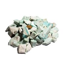 01 Kg Cascalho Bruto Amazonita Verde 10 a 70mm Tipo A