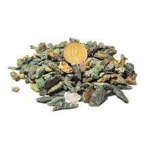 0,1 Kg Cascalho Bruto Malaquita Verde 10 a 20mm Tipo B