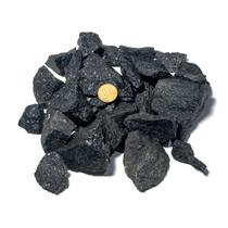01 Kg Cascalho Bruto Quartzo Preto Natural 10 a 70mm Tipo A