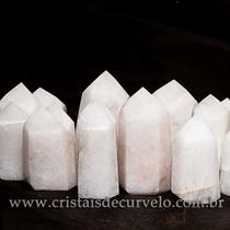 01 kg de Pontas de Quartzo Leitoso - Gerador Lapidado - Pedras de Garimpo 01 kg de Pontas de Quartzo Leitoso - Gerador Lapidado - Pedras de Garimpo