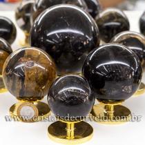 01 Kg Esfera Bola Onix Preto Comum - Pedra Natural para Atacado - Pacote Variado 01 Kg Esfera Bola Onix Preto Comum - Pedra Natural para Atacado - Pacote Variado