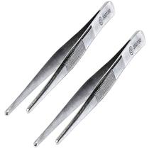 01 Kit C/ 6 Un Pinça Precisão Ferramenta Relojoeiro Joalheiro Aço Inox Ourives fórceps bateria relógio ajuste alicate martelo extrair resistente