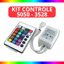 01 Kit Controle Controlador Fonte Para Fita Led Rgb 3528 E 5050 - Altomex