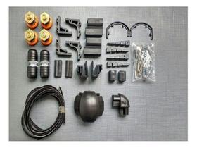 01 Kit De Acessórios Para Box De Banheiro De Canto Preto