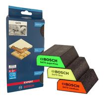 01 Kit De Esponjas Abrasivas Bosch S470 Expert Com 3 Unidades 2 608 901 174
