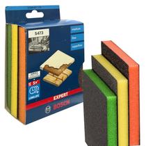 01 Kit de Esponjas Abrasivas Bosch S473 Expert com 3 Unidades 2 608 901 176