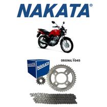 01 Kit Relação 43x14 Nakata Original Honda Cg Fan 125 2016