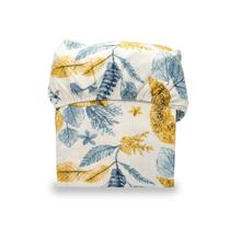 01 Lençol Superior de Cima Cama Queen 180 Fios Acabamento Bainha Percal Estampado