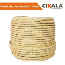 01 Metro Corda de Sisal Natural 12mm 01 Metro Corda de Sisal Natural 12mm