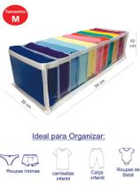 01 Organizadores De Gaveta Colmeia M para Roupa Infantil, Camiseta pequenas e Bermudas infantis. Calcinha/Cueca