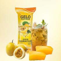 01 PACOTE Embalagem Saco Higienico Para Gelo Saborizado Perolado - Maracuja 01 PACOTE Embalagem Saco Higienico Para Gelo Saborizado Perolado - Maracuja