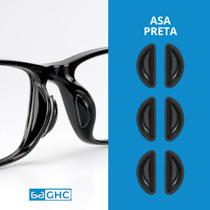 01 Par de Plaqueta Adesiva em Silicone Para Nariz Reposição Óculos Almofada Borracha Apoio Suporte