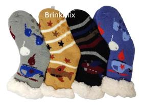 01 Par Meia Infantil Térmica peluciada Lã Carneiro Calça 26 A 30 01 Par Meia Infantil Térmica peluciada Lã Carneiro Calça 26 A 30
