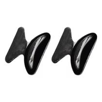 01 Pares Plaqueta Adesiva Silicone Nariz Óculos peça macia apoio nasal ponte armação armaçao oculos cola 3m colar masculina feminina