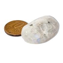 01 Pedra da Lua Verdadeira Natural Rolado 10 a 20g Classe B