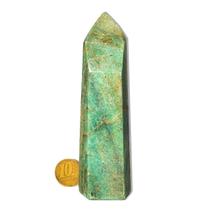 01 Ponta Aventurina Verde Natural 200 a 300g 11-13cm Tipo B