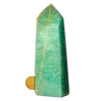 01 Ponta Aventurina Verde Natural 300 a 400g 11-14cm Tipo A